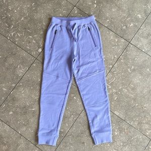 NWOT Hanna Andersson Double Knee Slim Sweatpants Lavender Size 10